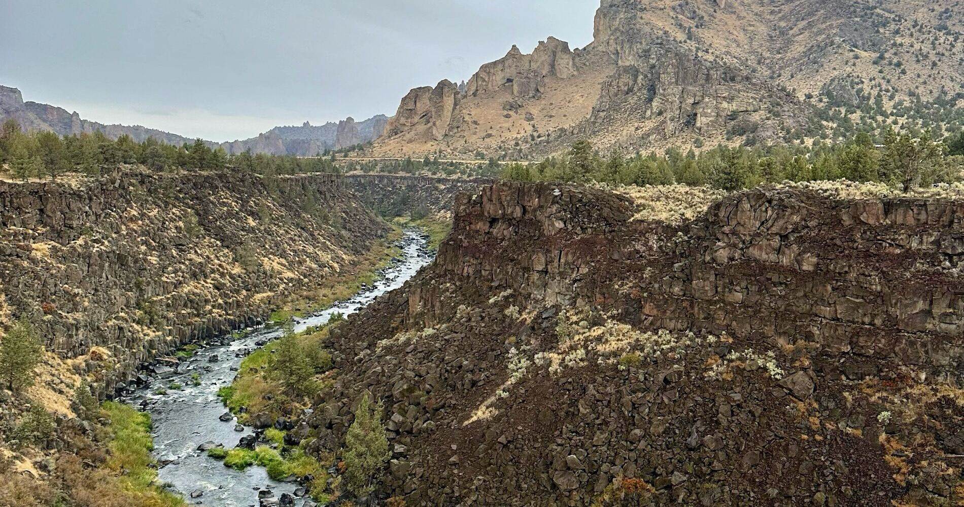 Western river canyon — the landscapes and waterways of the American West
